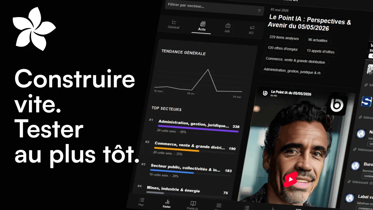 Une idée peut désormais devenir réelle en quelques heures. - UX Design & IA – Freelance à Nouméa