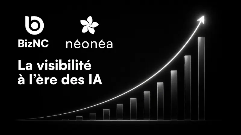 Graphique de croissance de la visibilité à l'ère des IA